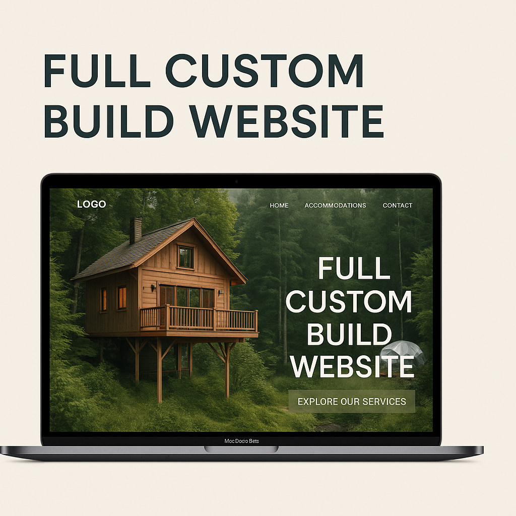 glamping website design